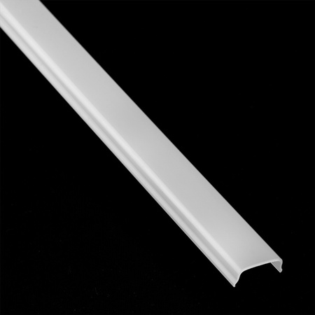 Profil Aluminiowy do LED KM34 Srebrny Natynkowy 2m + Przesłona mleczna + Zaślepki