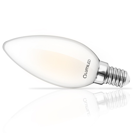 Żarówka LED E14 Świeczka B35 7W = 60W 806lm 4000K Neutralna 360° FILAMENT LUMILED