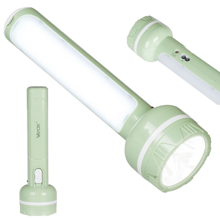 Latarka akumulatorowa LED Klasyczna 1W 330lm Lampka Ręczna Mocna światło boczne VA0063 VAYOX