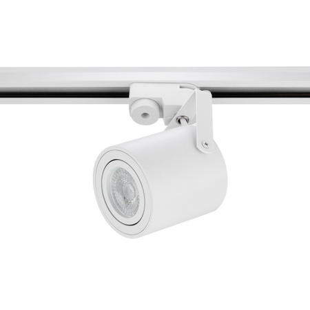 Reflektor Szynowy GU10 Biały Mat Lampa do Szynoprzewodów Jednofazowych