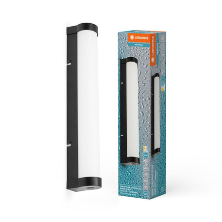 Lampa Łazienkowa LED Kinkiet Nad Lustro Ściemnialny 9W 820lm CCT Czarny IP44 40cm Obris Ledvance