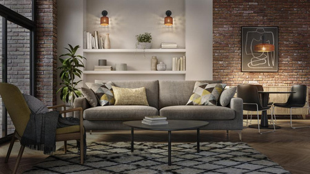 Lampa Ścienna Dekoracyjna Kinkiet Oprawa Natynkowa E27 Brązowy Decor Ledvance