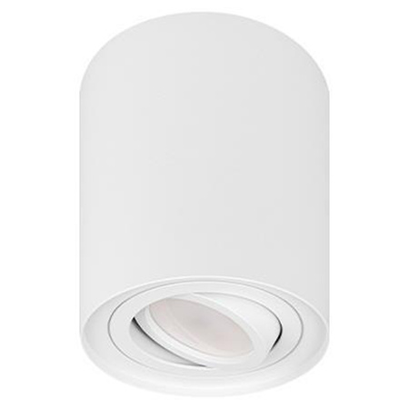 Oprawa Natynkowa Halogenowa Tuba Reflektor Spot GU10 Okrągła Ruchoma Biała Masterled