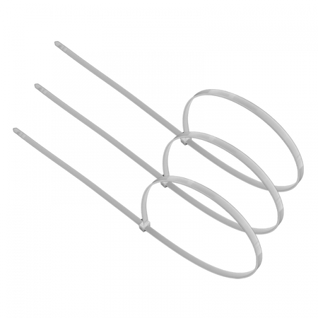 Opaski Zaciskowe Kablowe 7.6x750 mm Białe TRYTYTKI TRYTKI ZIPERKI OK-76750W .MORE 50 szt.