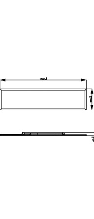 Panel LED 120x30 36W 3600lm 4000K SceneSwitch Biała Touch Philips