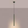Lampa Wisząca Sufitowa Zwis Tuba Spot 1x G9 Oliwkowa Pastelo Ocean Green SL.1518 Sollux