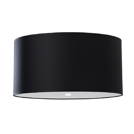 Lampa Sufitowa Oprawa Natynkowa 5x E27 Geometryczna Czarna Minimalistyczna Otto Sollux