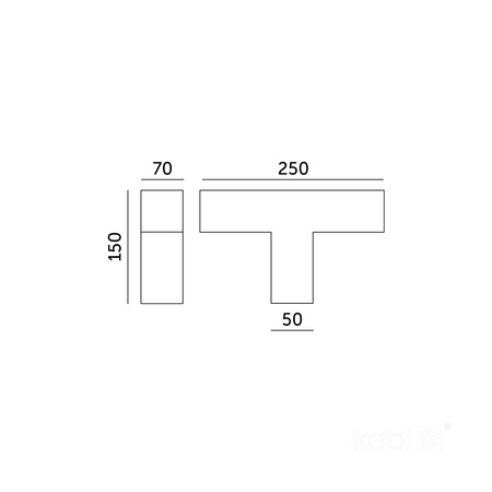 Łącznik T do LED Koline K2 11W 1210lm CCT Biały Kobi