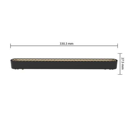 Lampa LED do Szynoprzewodu Magnetycznego Wtykana 16W 800lm 4000K Neutralna CRI90 60° 48V Czarny Luxo Masterled