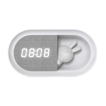 Lampka Dekoracyjna LED 1.2W 55lm 3000K Ciepła Biała Szara Ściemnialna Bunny Sanico Goldlux