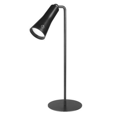 Lampka Biurkowa Stołowa Nocna MAGNETO LED 5W 400lm 4000K Akumulatorowa Odpinana Czarna MasterLED