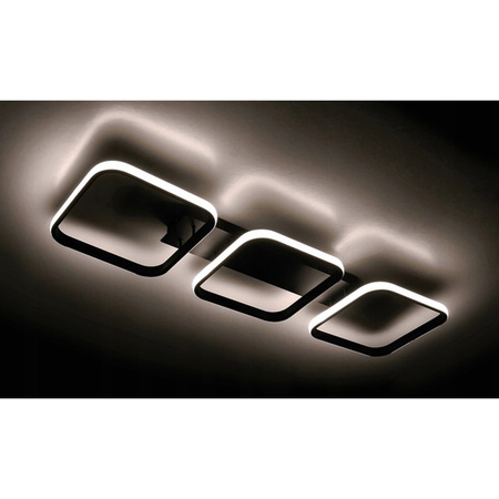 Lampa Sufitowa Żyrandol LED 33W NEBULA CANIS Czarny