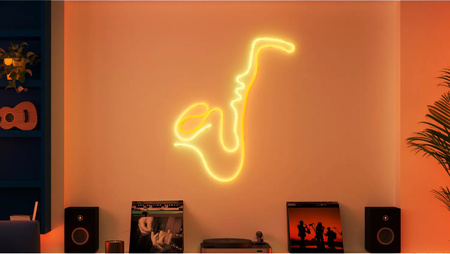 Taśma LED NEON 45W RGBIC 10m Inteligentna SMART WiFi Bluetooth Aplikacja WiZ