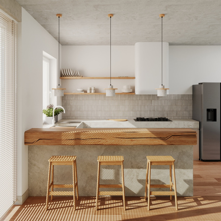 Lampa Wisząca Sufitowa E27 Beton MAB Persian Indigo SL.1363 Sollux