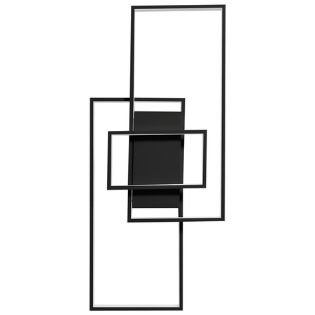 Lampa Sufitowa Żyrandol LED 90W CCT GALAXIS VELA Czarny + Pilot Sterujący