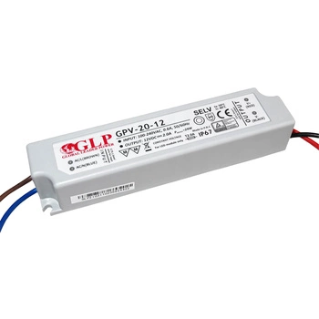 Zasilacz LED Hermetyczny Napięciowy GPV 20-12 IP67 2A 24W 12V GLP