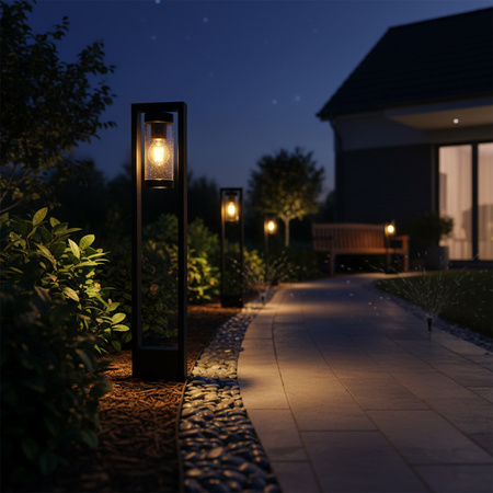 Lampa oprawa zewnętrzna ogrodowa stojąca 80cm SPECTRA E27 GOLDLUX (Polux)