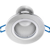 Oprawa Sufitowa 5W Podtynkowa LED DOWNLIGHT DEEP Okrągła 4000K 400lm Srebrna
