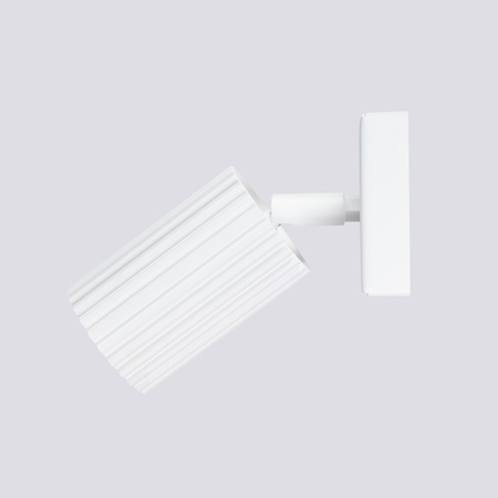 Lampa Ścienna Kinkiet Reflektor Tuba Spot 1x GU10 Biała Karbon Deep Space SL.1540 Sollux