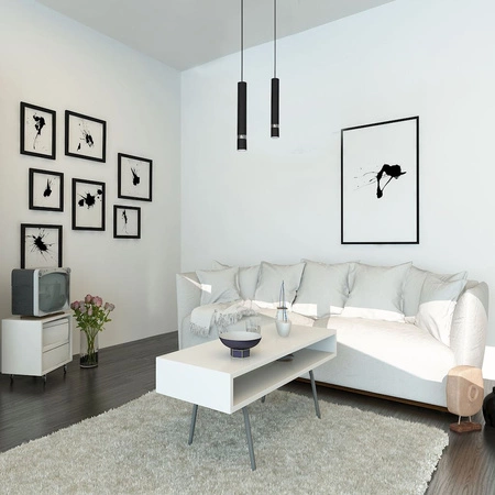 Lampa wisząca JOKER czarna sufitowa 1x GU10 MILAGRO Metal styl nowoczesny