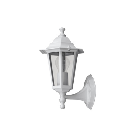 Lampa Ogrodowa Zewnętrzna Kinkiet Elewacyjny LED E27 IP43 Biały Klasyczny Velence Rabalux