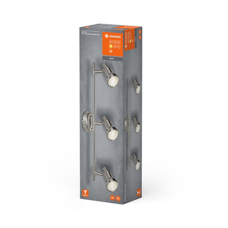 Lampa Sufitowa Ścienna Kinkiet Reflektor 3xGU10 2.6W 690lm 2700K Ciepła SPOT LEDVANCE