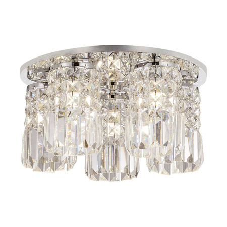 Lampa Sufitowa Plafoniera Dekoracyjna 5x G9 Chrom Klasyczny Rosanna Rabalux