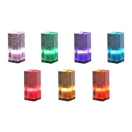 Lampka Biurkowa LED Lampa Stołowa 3W RGB USB Szara IP20 Cristal Masterled
