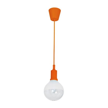 Lampa Wisząca Sufitowa BUBBLE Pomarańczowa 5W E14 LED Milagro