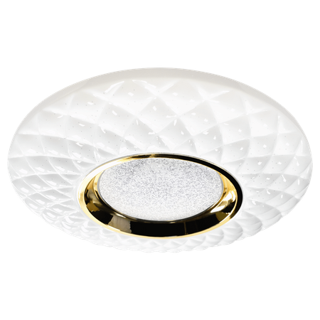 Plafon LED Lampa Sufitowa Natynkowa Złoty okrągły TOKYO 48W 50 cm CCT + Pilot Milagro