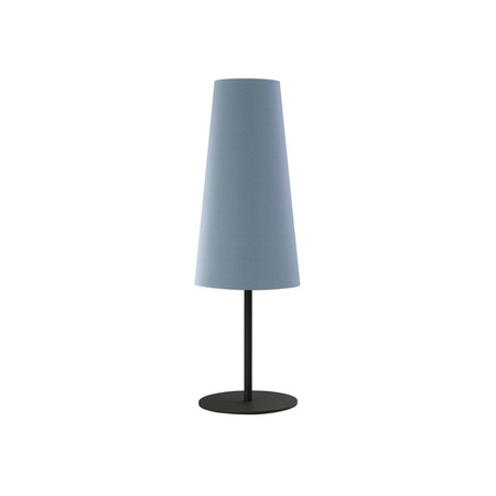 Lampa Stołowa Biurkowa Nocna UMBRELLA JEANS Abażur Czarno-Dżinsowa Klasyczna E27 5176 TK Lighting