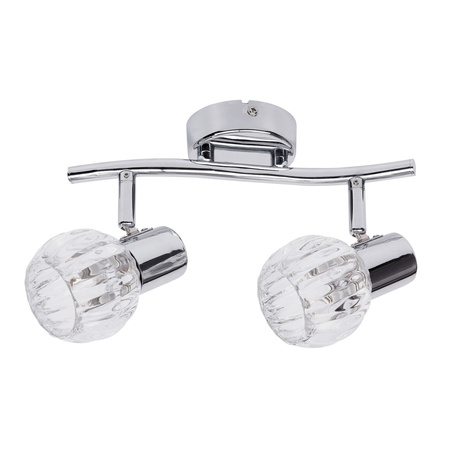 Lampa Sufitowa Punktowa Reflektor Spot 2x E14 Chrom Nowoczesny Lauren 6092 Rabalux