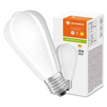 Żarówka LED ST64 E27 4W = 40W 470lm 2700K Ciepła Biała FILAMENT LEDVANCE
