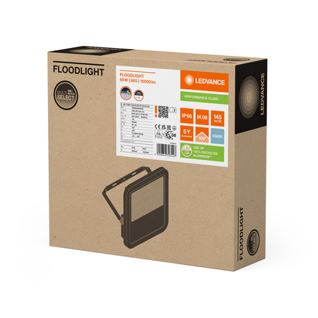 Naświetlacz LED Reflektor Zewnętrzny Lampa 69W 10000lm 6500K IP66 Biały Floodlight Ledvance