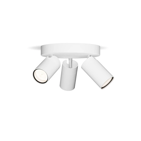Lampa Sufitowa Reflektor 3x GU10 IP44 Biała Kosipo Philips