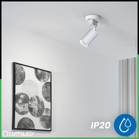 ZESTAW LUMILED SZYNA HUMA BIAŁY + REFLEKTOR SZYNOWY SAGI BIAŁY