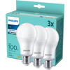 3x Żarówka LED E27 A67 13W = 100W 1521lm 4000K Neutralna 180° Essential Philips