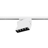 Reflektor Szynowy Lampa do Szynoprzewodów 1-fazowy LED 10W 600lm 4000K Neutralna Biały Nowoczesna PROFILE FOCUS 7620 Nowodvorski