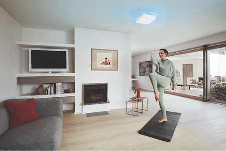 Plafon LED Lampa Oprawa Natynkowa 28W 1700lm RGB CCT z Podświetleniem Ściemnialna 35cm Biały SMART+ WiFi Orbis Ledvance