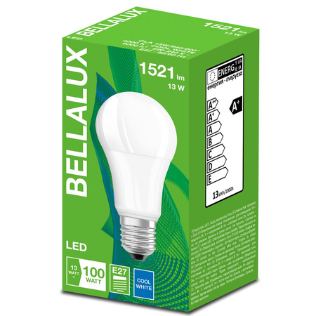 Żarówka LED E27 A60 13W = 100W 1521lm 4000K Neutralna 200° BELLALUX