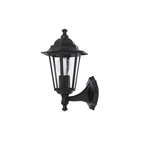 Lampa Ogrodowa Zewnętrzna Kinkiet Elewacyjny LED E27 IP43 Czarny Klasyczny Velence Rabalux