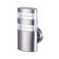 Lampa Ogrodowa Kinkiet Elewacyjny MALTA LED 2,4W Prosty Chrom Volteno