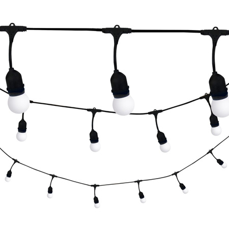 Girlanda Ogrodowa Łańcuch Świetlny Party 5,6m 10xE27 mleczny 6W GOLDLUX (Polux)