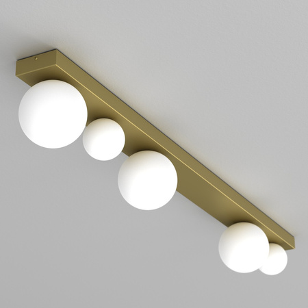 Lampa Sufitowa BIBIONE Złota 5xG9 Milagro
