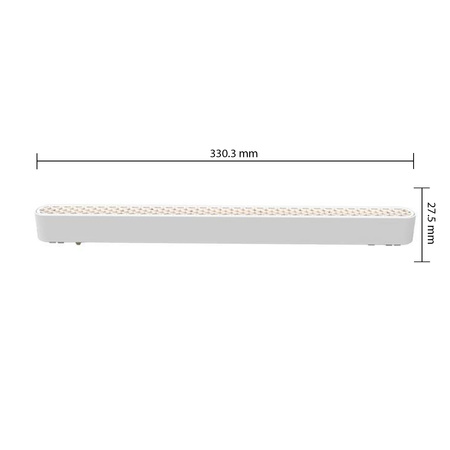 Lampa LED do Szynoprzewodu Magnetycznego Wtykana 16W 800lm 4000K Neutralna CRI90 60° 48V Biały Luxo Masterled