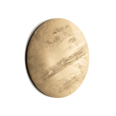 Kinkiet Ścienny Lampa Natynkowa LED 13W 160lm 3000K Ciepła Złota Nowoczesna RING WOOD LED L 10282 Nowodvorski