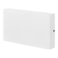 Kinkiet Ogrodowy Elewacyjny LED Biały Góra lub Dół 5,5W 450lm IP44 PROSTOKĄT CHICAGO GOLDLUX (Polux)