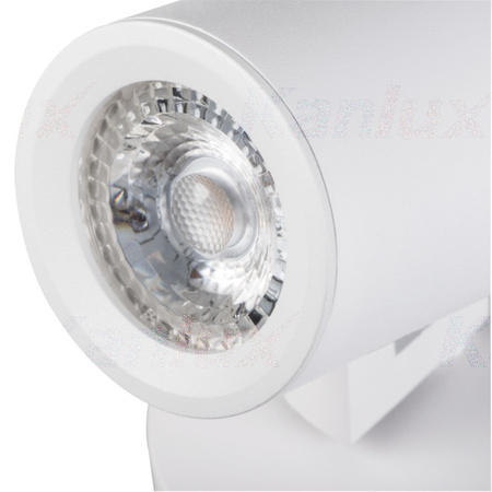 Oprawa lampa sufitowa LAURIN 2xGU10 biała 22cm Kanlux