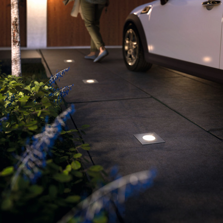 Lampa Oprawa Dogruntowa Najazdowa LED 3W 270lm 2700K IP67 Srebrna Crust Philips