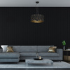 Lampa Wisząca Sufitowa SENSO Czarna Złota 3xE27 Milagro